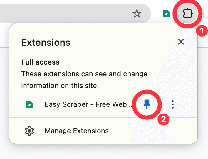 Easy Scraper - One-click web scraper